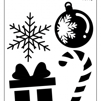 Christmas Vibes - Stencil