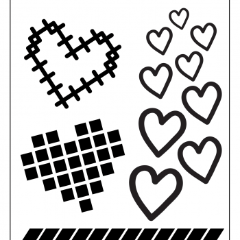 Love Gnomes -  Stencil